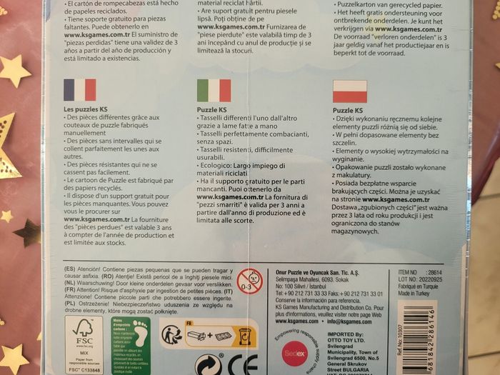 XL puzzle unicorn ( licorne) 52 34x91 cm - photo numéro 6