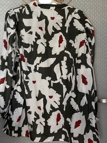 Blouse kaki crème