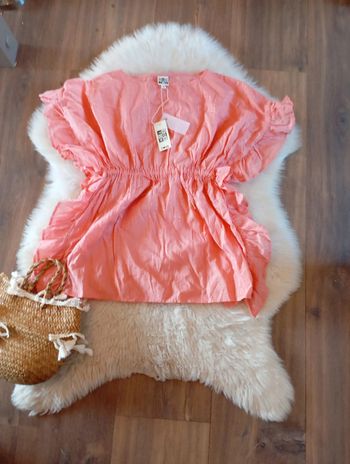 Neuf 💖 Bonton robe courte chic rose 6 ans