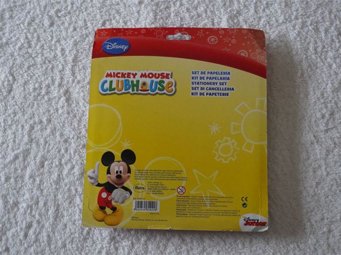 Set de Papeterie "Mickey Mouse Disney" neuf sous blister - photo numéro 3