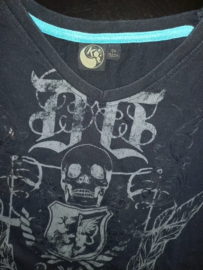 Tee-shirts noir garçon 12 ans - photo numéro 3