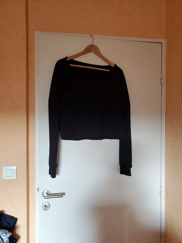 Crop top manche longue