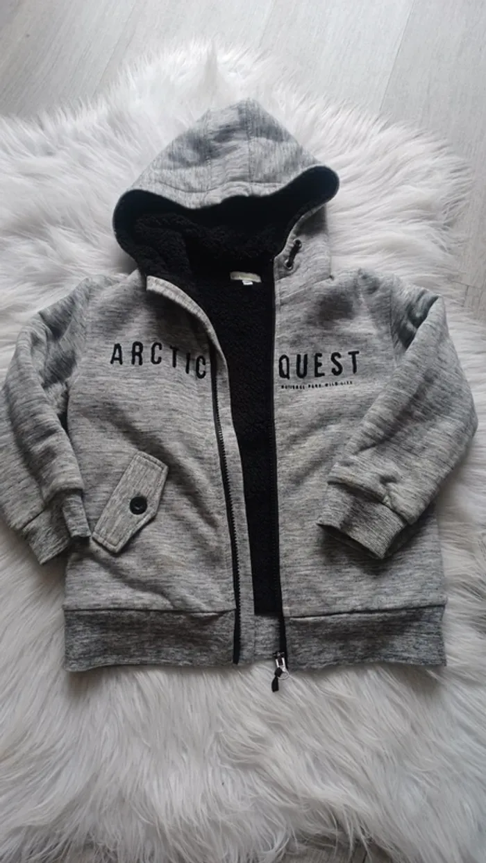 Gilet garçon molletonné