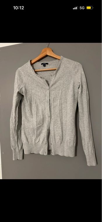 Gilet gris taille M