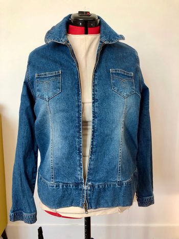 🤰🧥Veste en jean avec zip