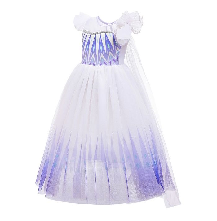 Déguisement robe princesse Elsa et ces accessoires Taille 3-6ans - photo numéro 2