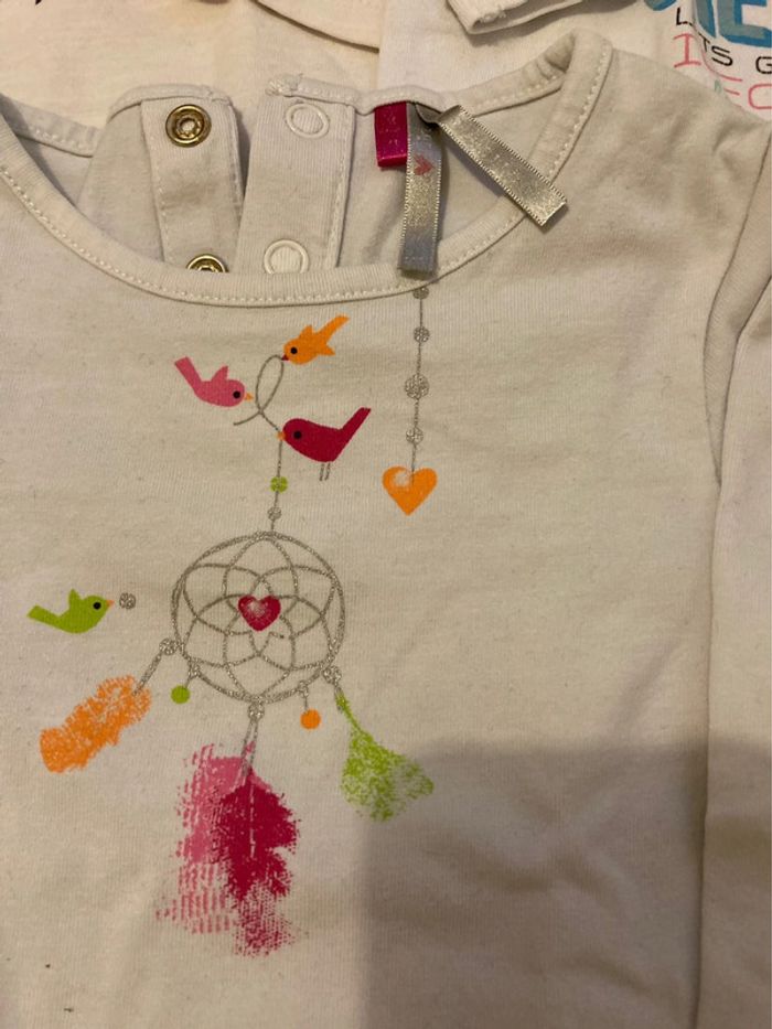 Lot 3 t-shirts 9 mois - photo numéro 4