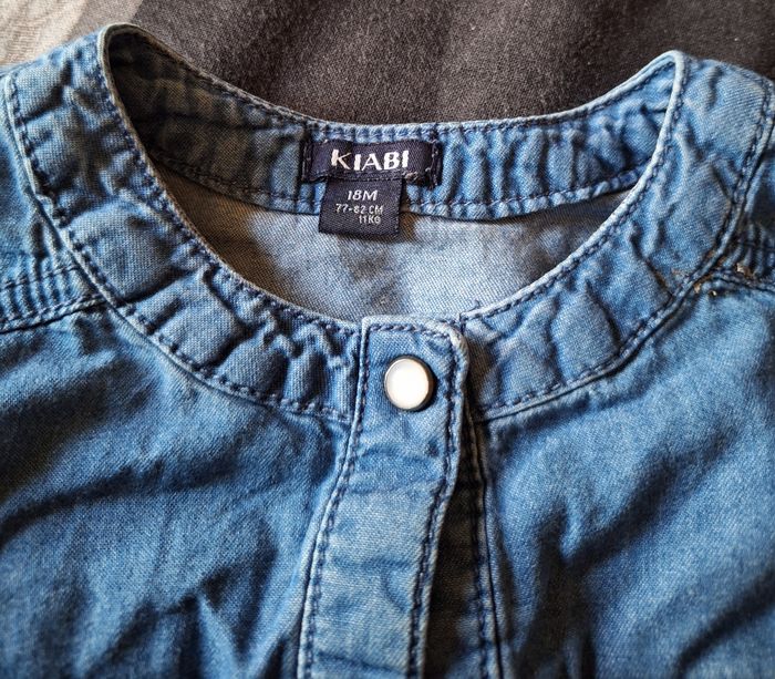 Blouse en jean Kiabi 18 mois - photo numéro 2