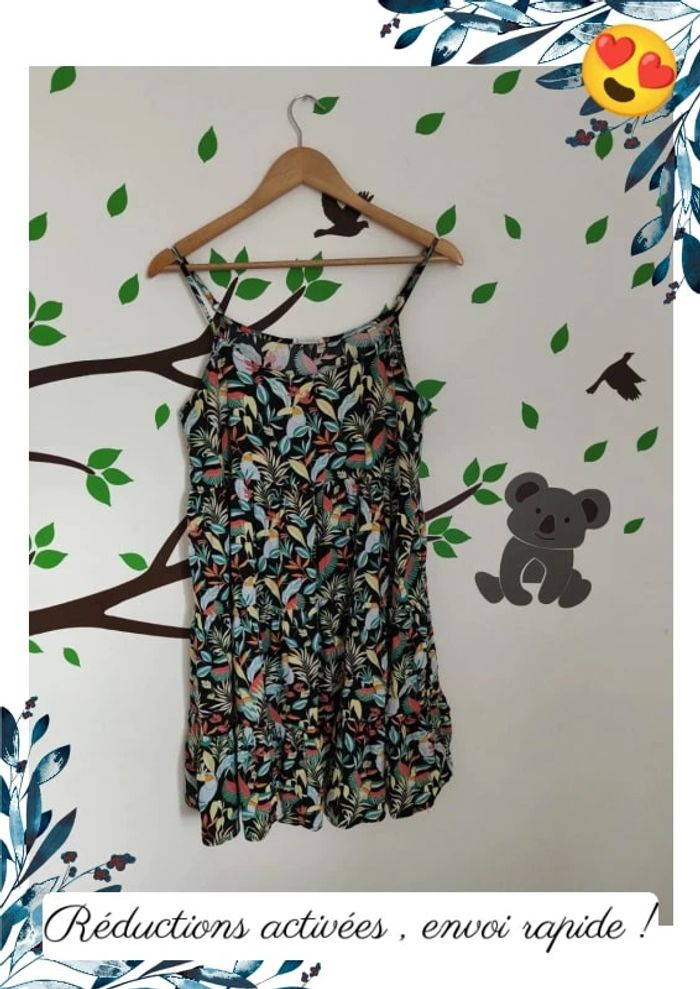 Robe femme fleuries coloré