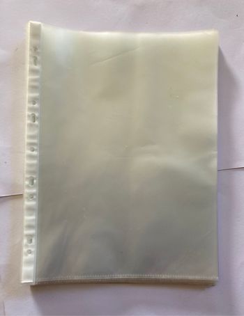 Lot 30 pochettes plastifiées