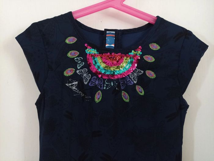 Robe voile libellule Desigual 7/8 ans - photo numéro 2