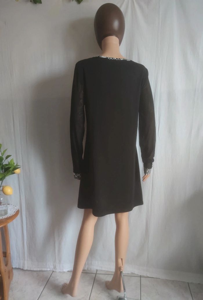 Robe manches longues bi-motifs T. XXL _ For Her Paris - photo numéro 8