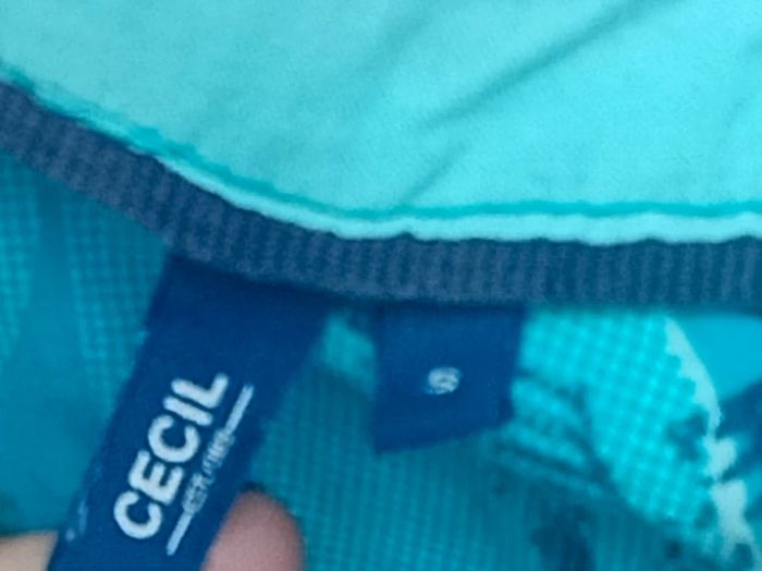 Chemise manches courtes tons bleus taille 36 - photo numéro 8