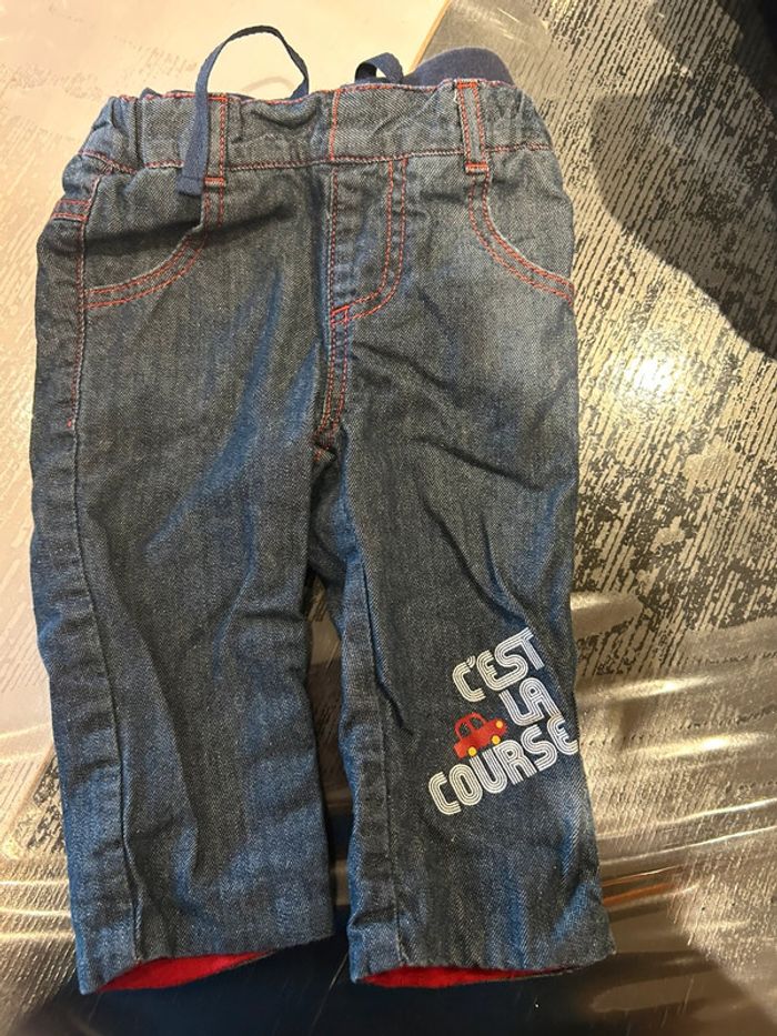 Lot 6 jeans bébé garçon 6 mois - photo numéro 9