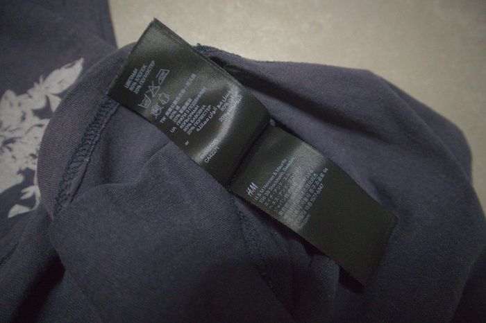 T shirt bleu foncé, taille M - photo numéro 3