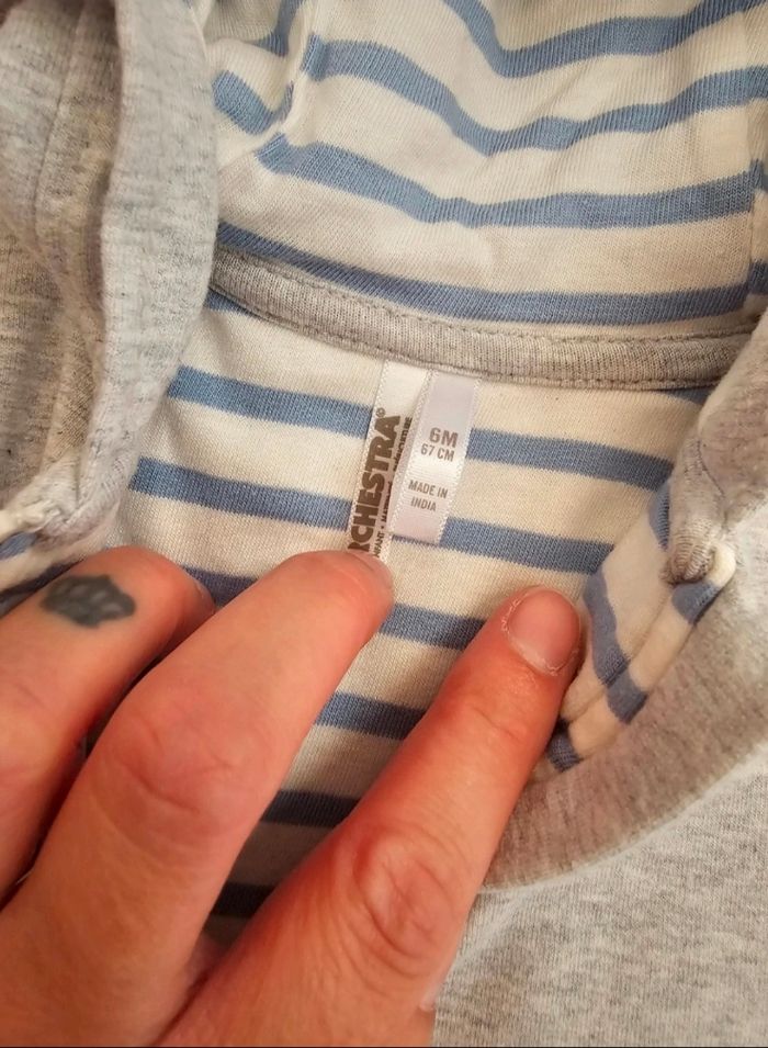 Veste et t shirt manche longue 6 mois - photo numéro 4