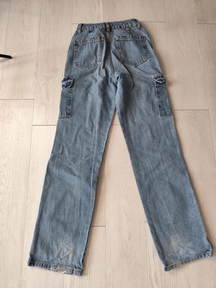 1 pantalon jean cargo - photo numéro 2