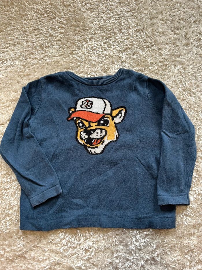 Pull bleu marine • Kiabi • 3 ans