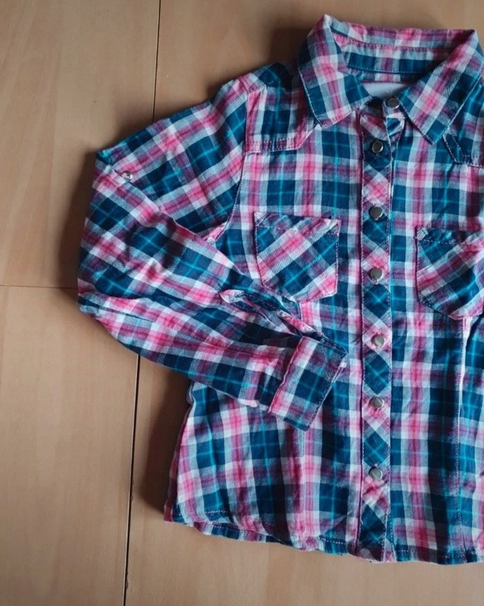 Chemise fille 122/128 cm (7/8 ans)