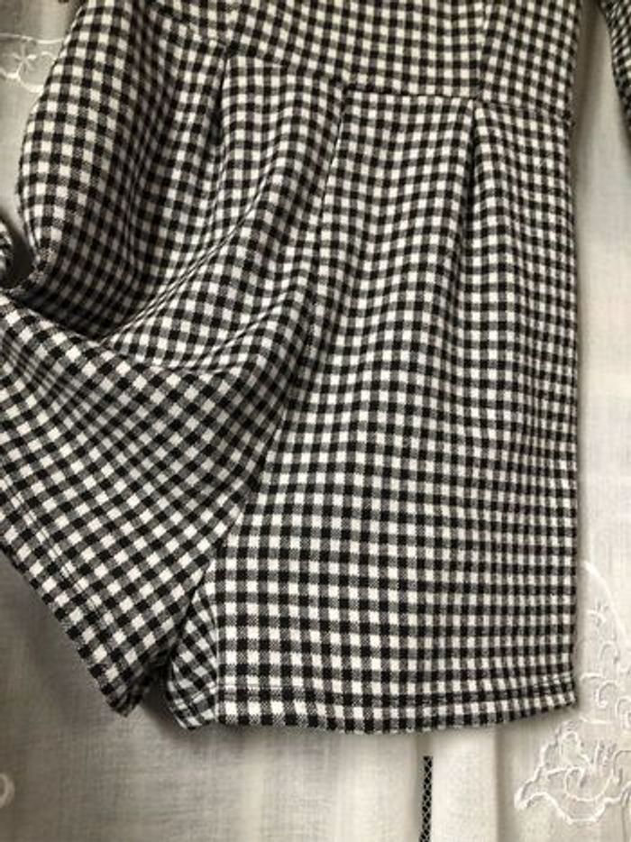 Combi short gros jersey Vichy XS Bershka - photo numéro 2