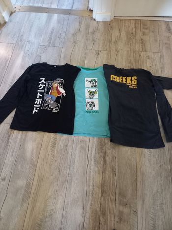 Lot 3 Tee-shirt manches longues 