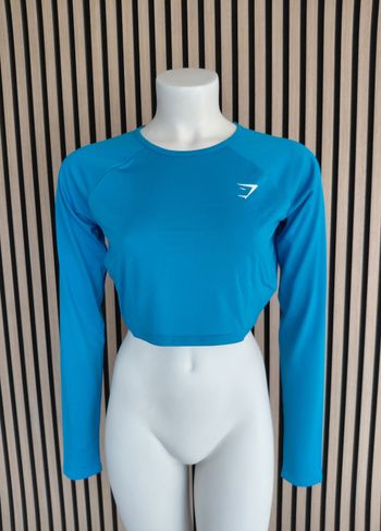 Très joli haut de sport à manches longues Gymshark 🩵