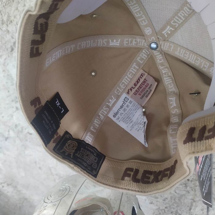 Casquette vintage skate surf street Element Headon beige L/XL - photo numéro 3