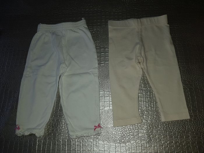 Lot de 2 leggings 9 mois