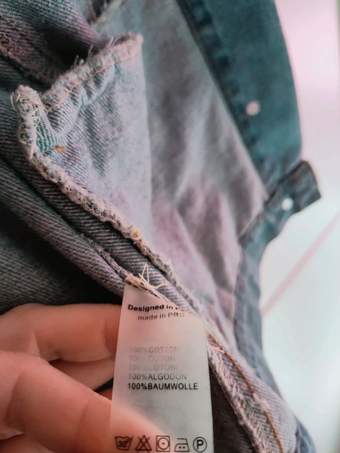 Veste en jean sequin or eight paris taille M L 40 42 neuf - photo numéro 5