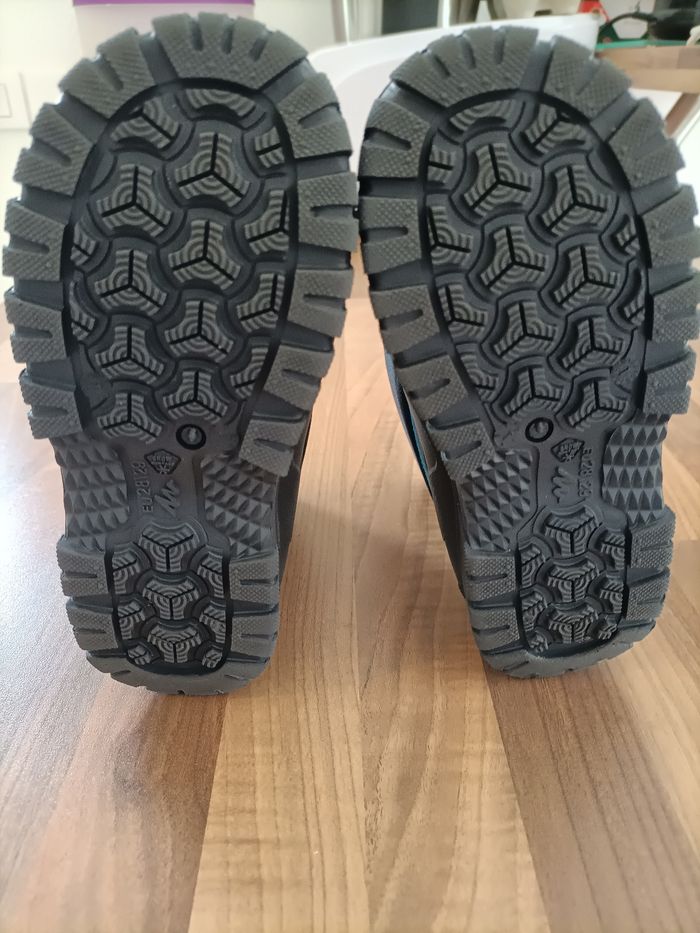 Bottes de neige ski quechua bleu marine gris 28-29 - photo numéro 7