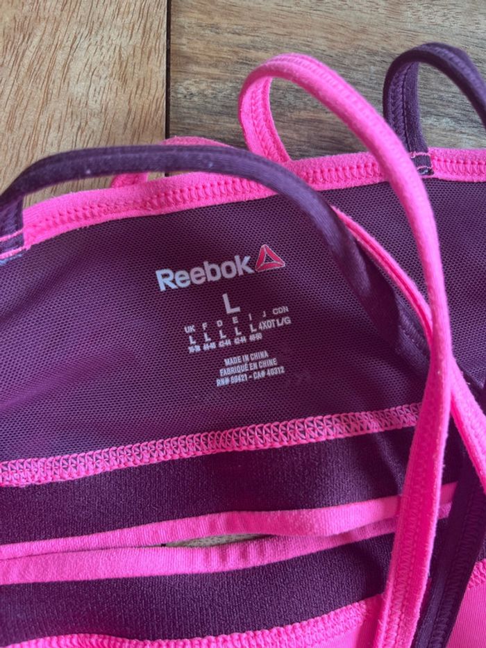 Brassière sport Reebook L - photo numéro 4