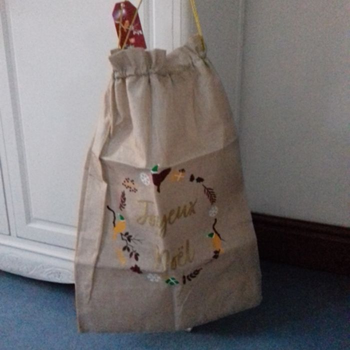 Hotte cadeaux de Noël - Francoise Saget - Neuve