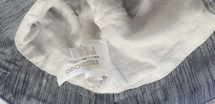 chapeau bob enfant gris 44cm 9/12 mois orchestra - photo numéro 4