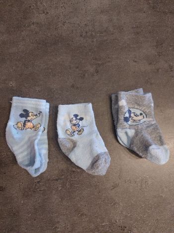 3 paires de chaussettes