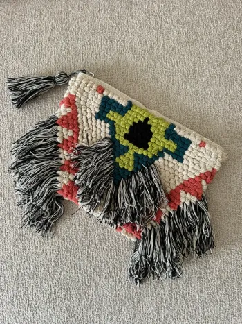 Pochette bohème macramé 🥥