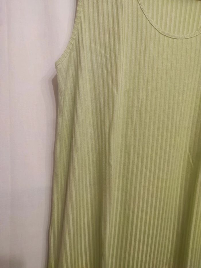 Débardeur côtelé long T. XXL / 52 Ms Mode 💮 50% Viscose 50% Polyester - photo numéro 2