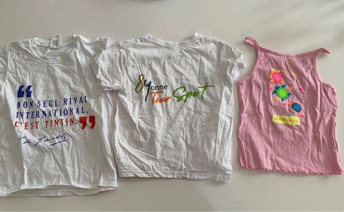 Lot t-shirt/debardeur 8ans
