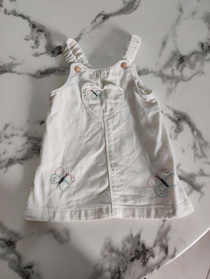 Robe jean bretelles réglables