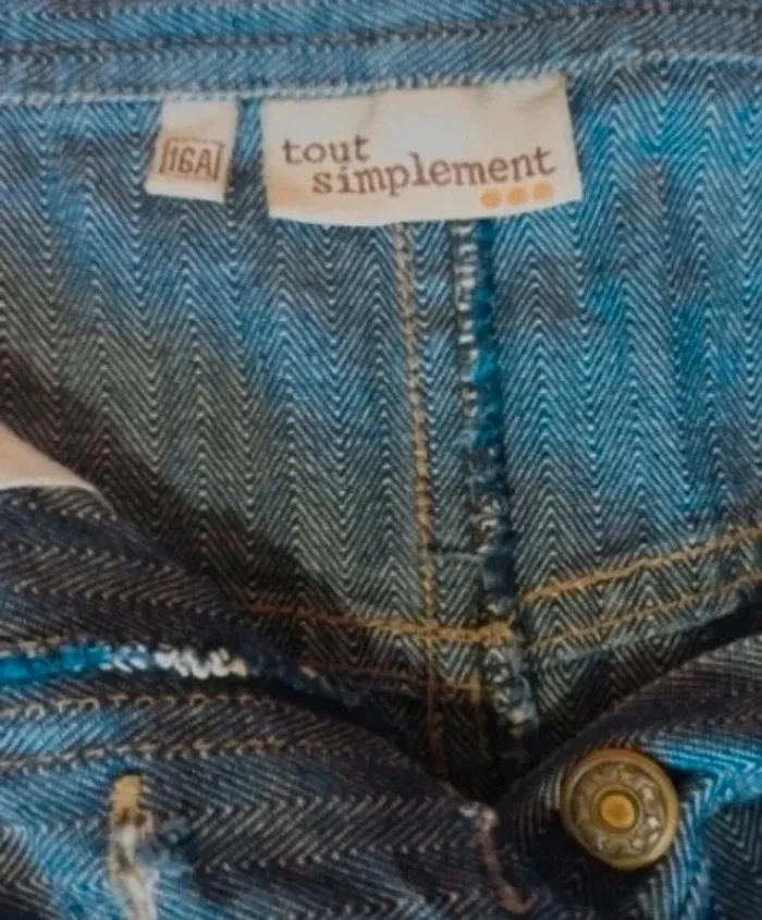 Jupe en jean taille 16 ans - photo numéro 5