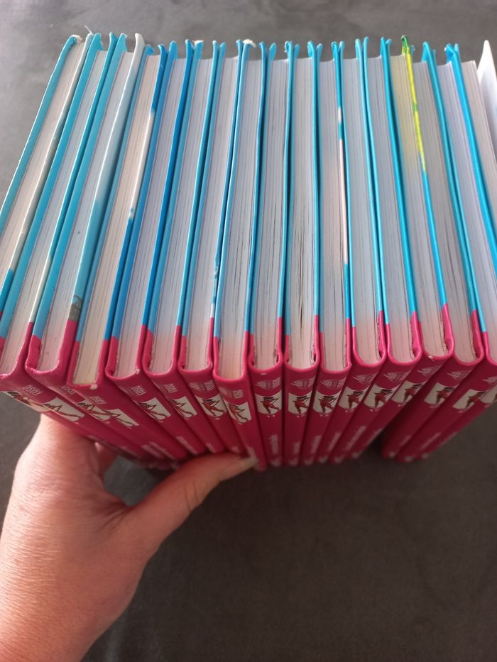 Lot 17 livres bibliotheque rose miraculous romans - photo numéro 2