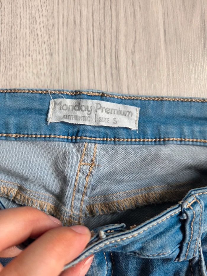 Jeans slim bleu monday premium - taille s - photo numéro 5