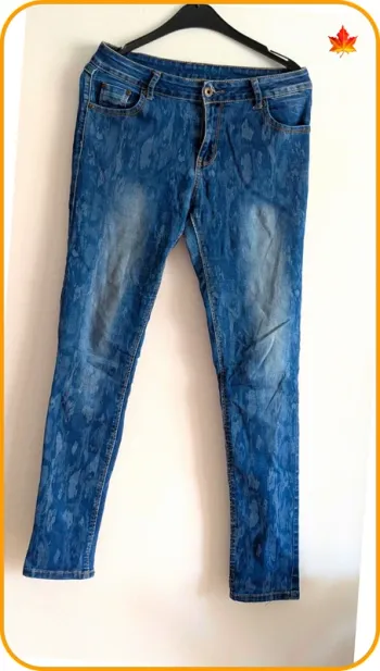 Jeans à motifs slim femme 40