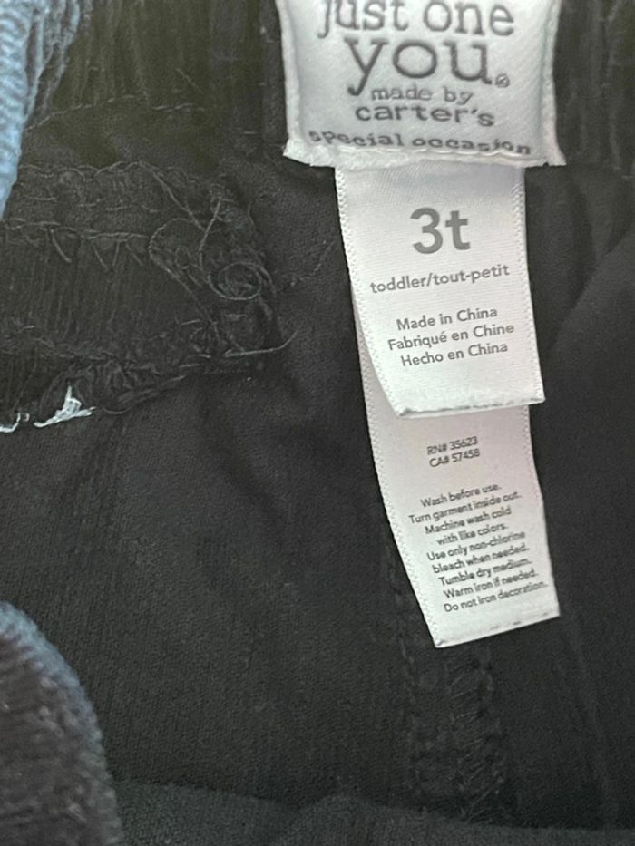 Pantalon velours noir 3 ans - photo numéro 2