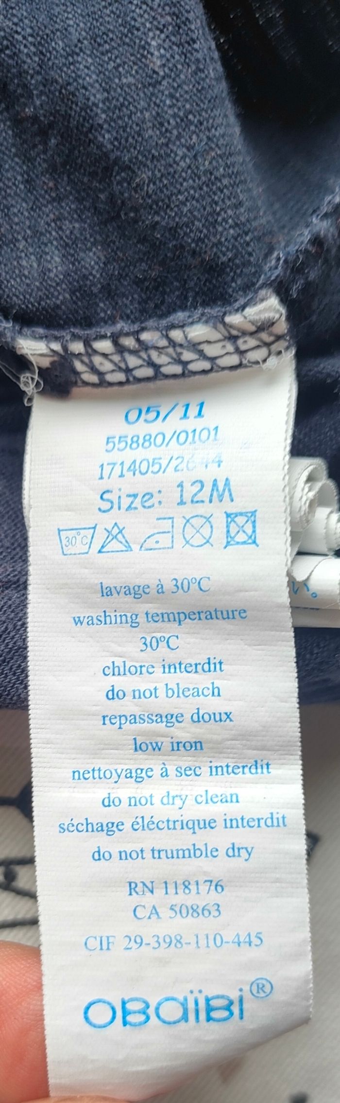 Tee-shirt ML taille 12 mois/ 1 ans - photo numéro 3