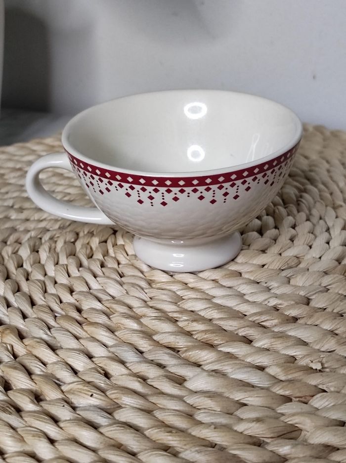 Tasse ancienne style cottage - photo numéro 2