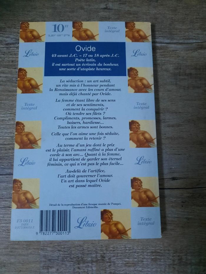 Livre: Ovide - L'art d'aimer - photo numéro 2