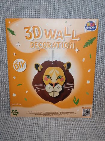 Kit décoration murale 3D "Lion"