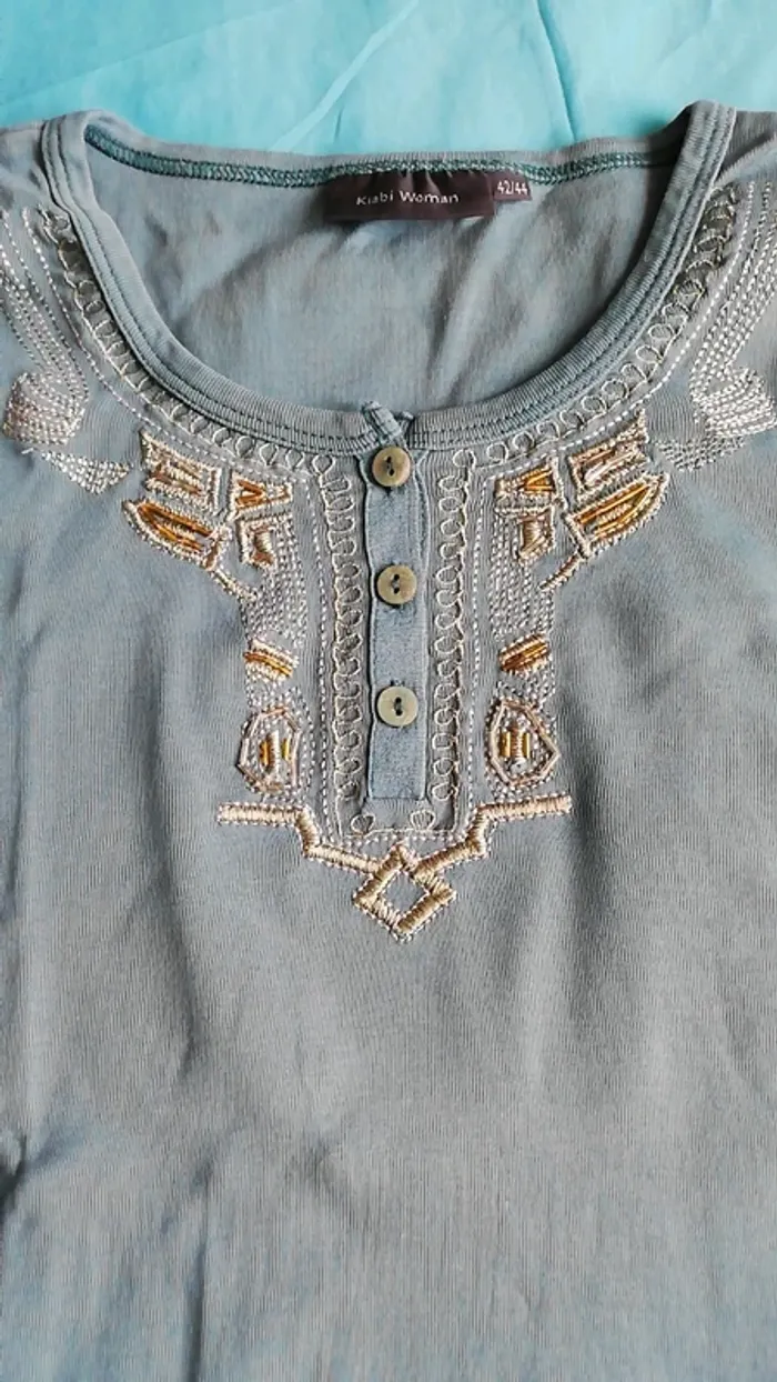 T-shirt manches 3 /4 femme - photo numéro 2