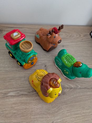Lot de 4 tut tut animaux