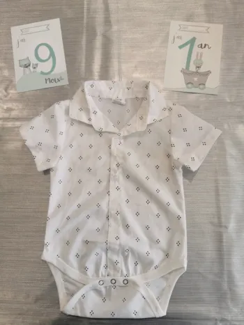Body chemise 9/12 mois